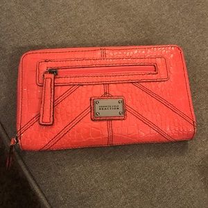 Coral Kenneth Cole reaction wallet